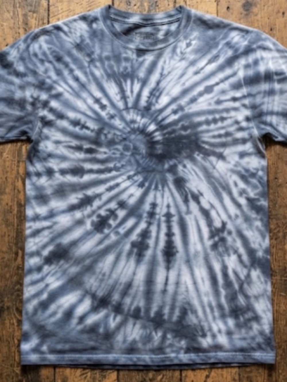 Custom Tie Dye Handmade Tie-Dye Shirt Blue